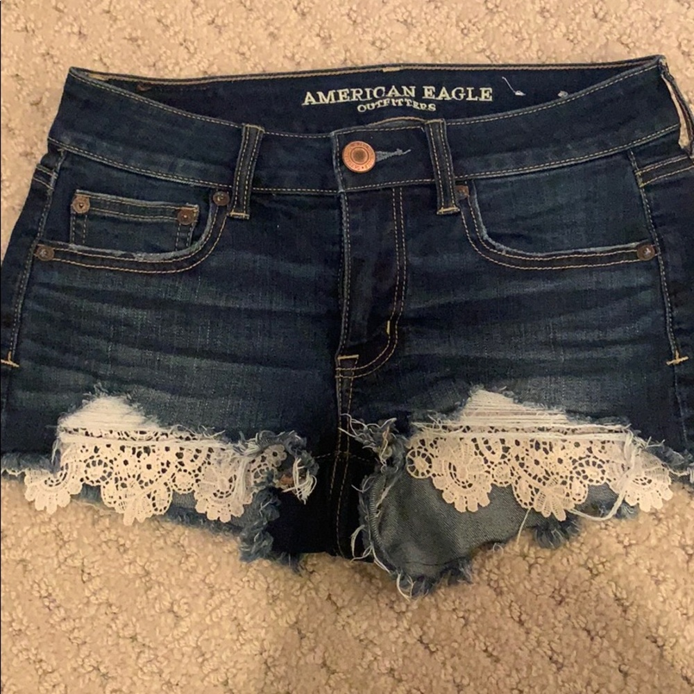 american eagle jean shorts